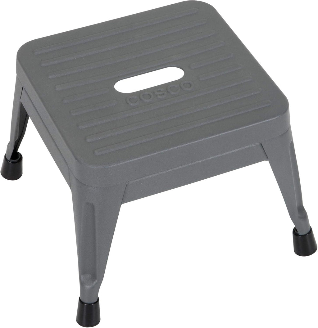 Stackable Steel Step Stool, 2 Pack, Gray R7407
