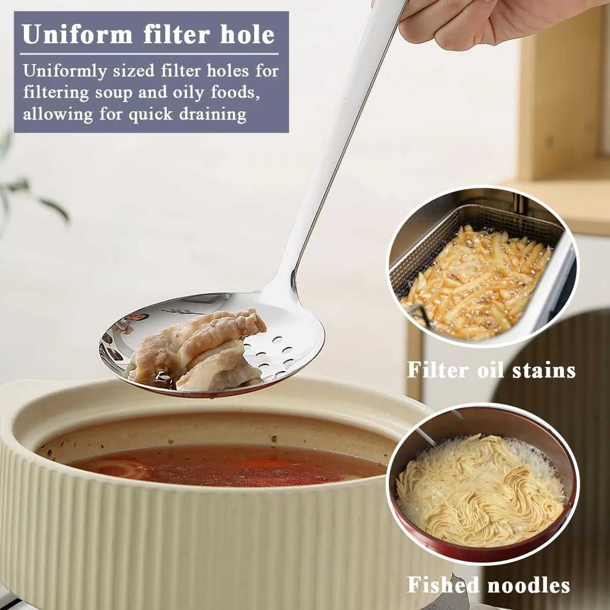 Stainless Steel Kitchen Utensils Set 6pcs W214377