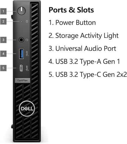 Micro Form Factor Desktop Computer, 14th Gen Intel Core i5, 32GB RAM, 1TB SSD M7541