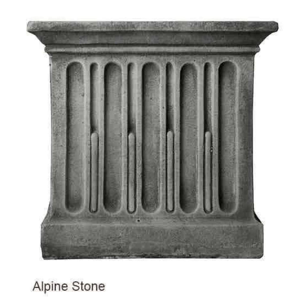 Yin Yang Stone Pedestal Birdbath T4546