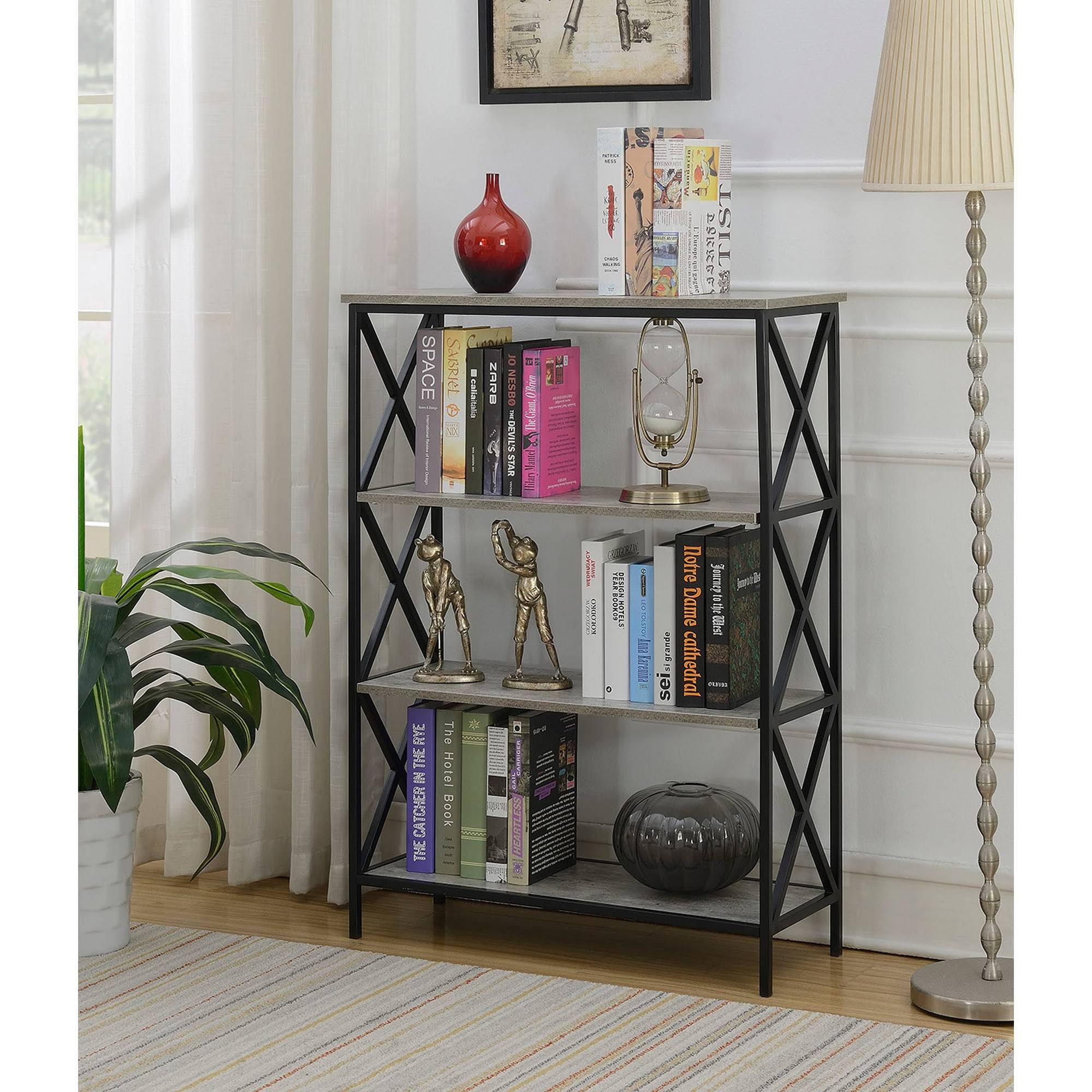 4 Tier Bookcase Faux Birch P731