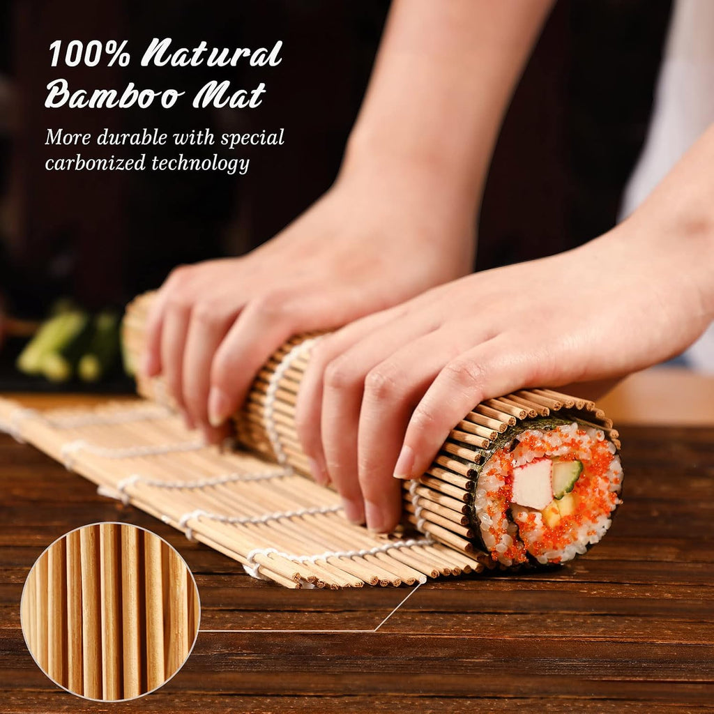 Sushi Making Kit with Bamboo Rolling Mats and Chopsticks K6251
