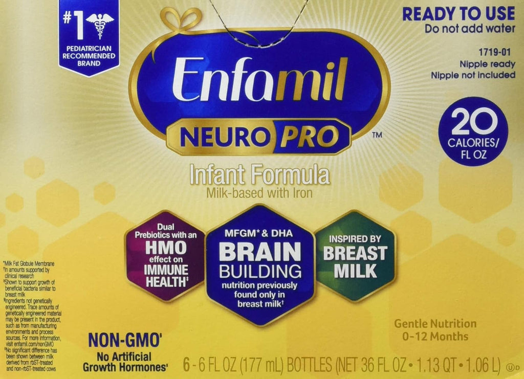 Ready to Use Infant Baby Formula, 6 Fl Ounce (6 Bottles) F79132