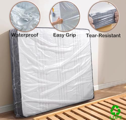 Queen Mattress Bags for Moving, Waterproof Storage Cover, 1 Pack Y818148