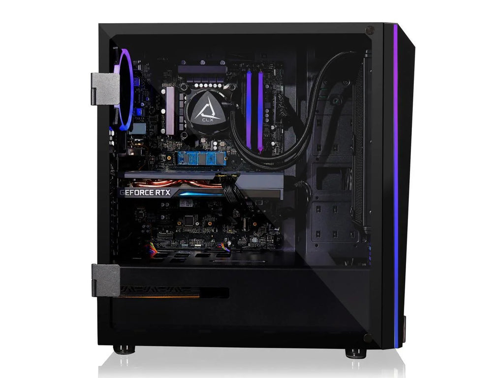 Gaming Desktop - Liquid Cooled Intel Core i7, 32GB DDR4, RTX 3060, 500GB SSD + 4TB HDD, Windows 11 H765