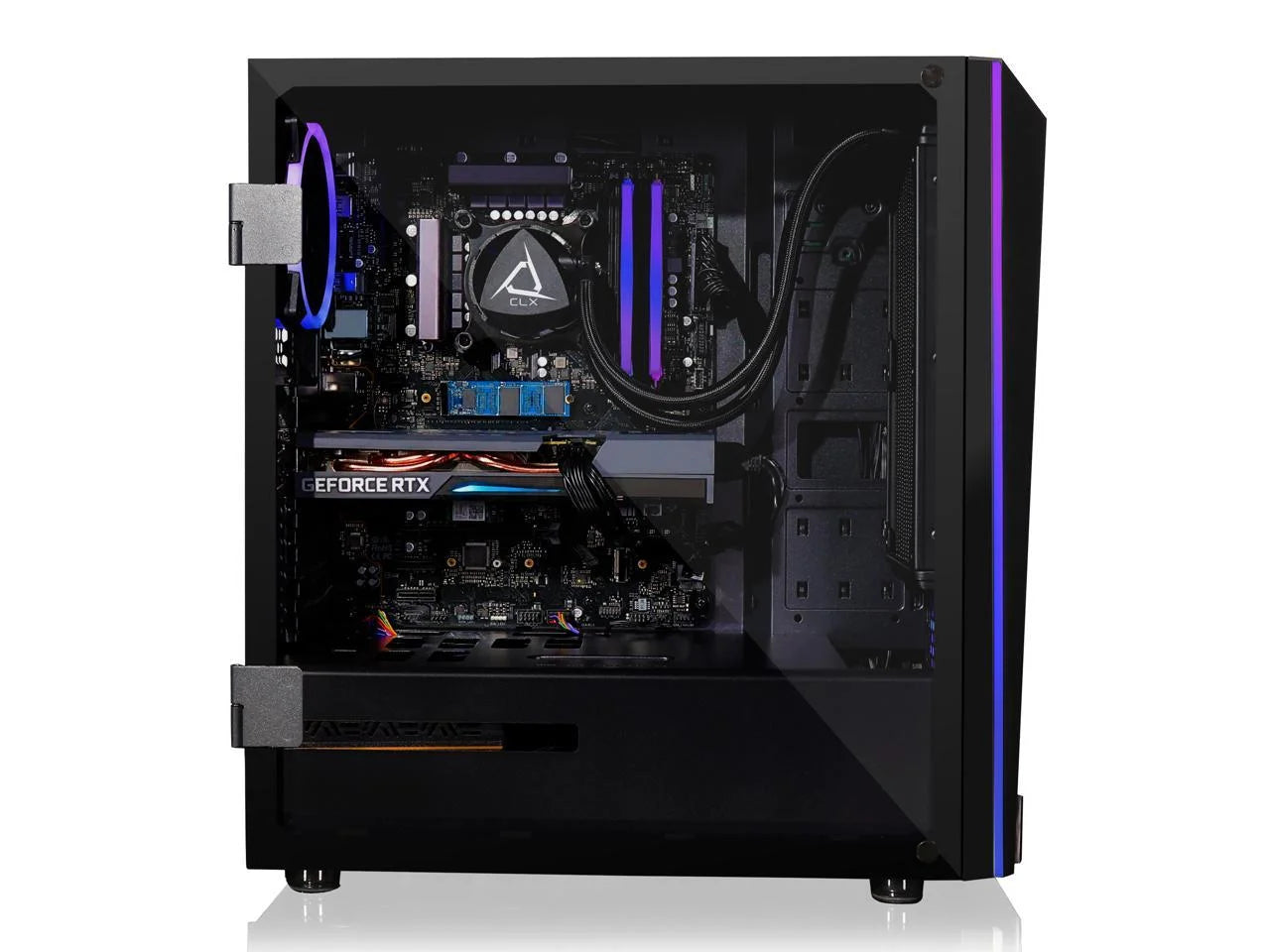 Gaming Desktop - Liquid Cooled Intel Core i7, 32GB DDR4, RTX 3060, 500GB SSD + 4TB HDD, Windows 11 H765