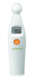 Temple Thermometer | Infrared Measurements | Fast 6-Second Readout | Fever Alert | Backlit Display | Programmable Timer | 1-Year Warranty