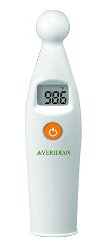 Temple Thermometer | Infrared Measurements | Fast 6-Second Readout | Fever Alert | Backlit Display | Programmable Timer | 1-Year Warranty