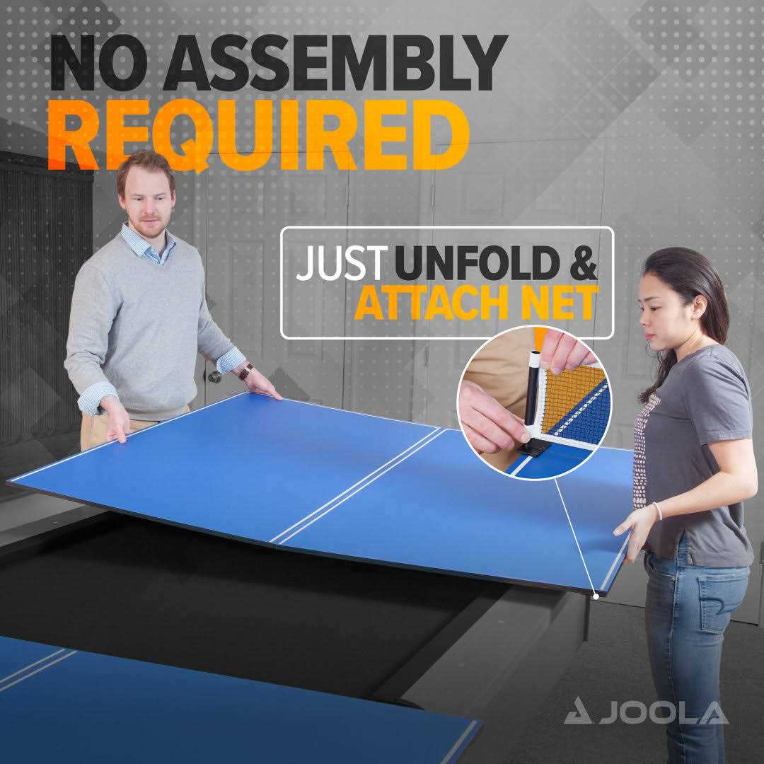 Table Tennis Table Conversion Top with Ping Pong Net Set E265