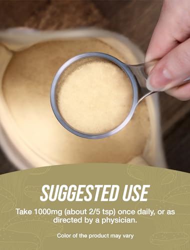 Reishi Mushroom Extract Powder, Gluten Free, 1000mg per Serving L491