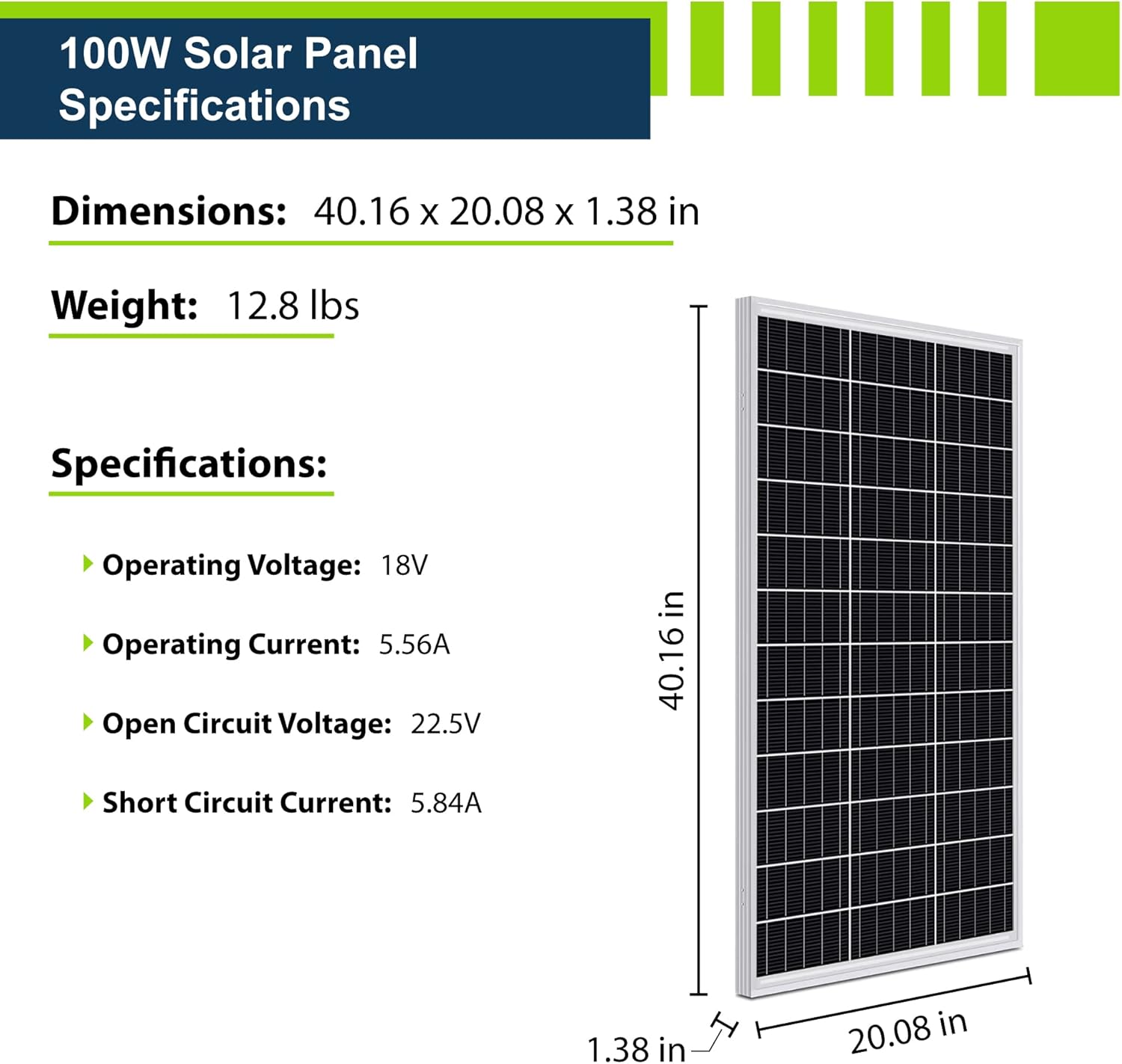 12V 100Ah LiFePO4 Solar Power Kit with 400W Panels and 3KW Inverter C533