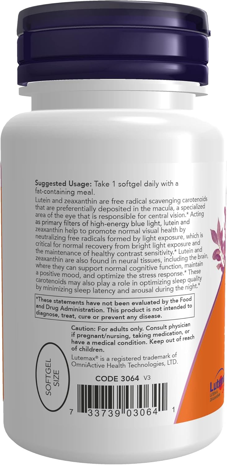 Lutein & Zeaxanthin Softgels, 60 Count (Pack of 2) N75159