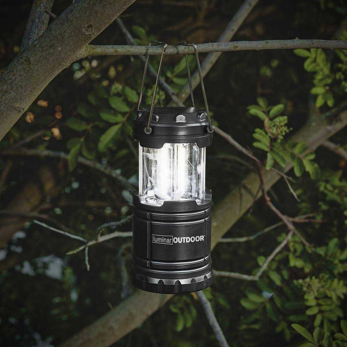 Outdoor Compact Pop-Up Lantern 250 Lumen LED Wide Area Light R331269