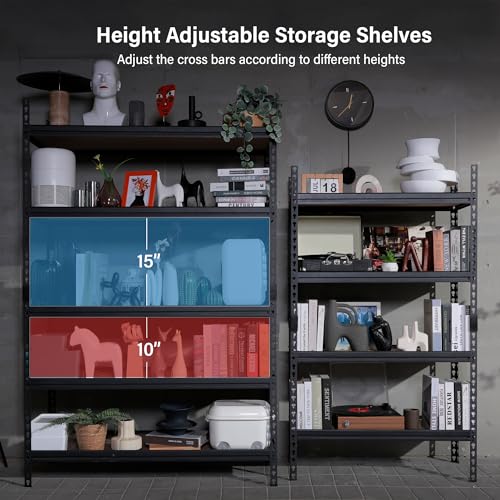 4 Tier Adjustable Heavy Duty Metal Storage Shelving Unit J356